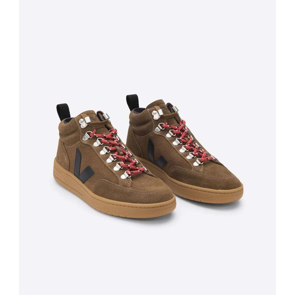 Women's Veja RORAIMA SUEDE High Tops Brown | ZA 356XYU